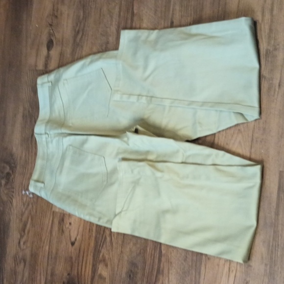 St John Sport Olive High Waisted Straight Leg Trousers PP - Picture 4 of 4